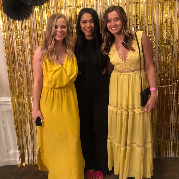 forever 21 yellow maxi dress - Picture 3 of 6